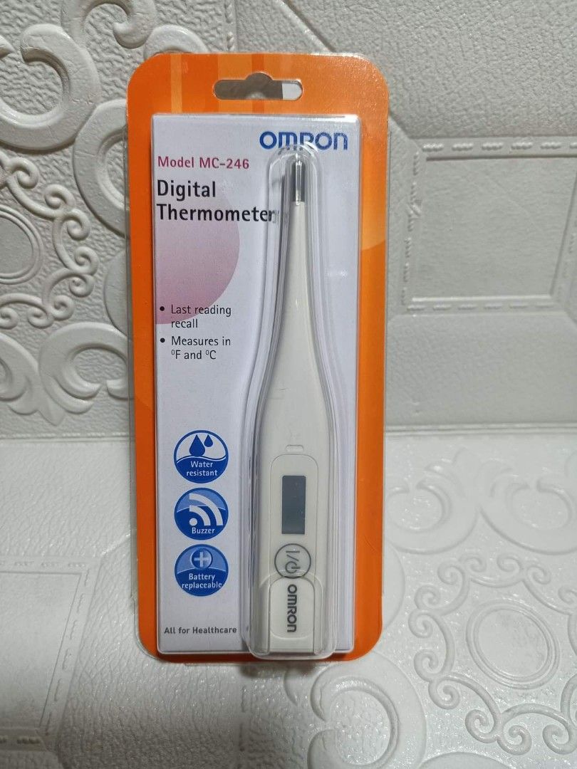 Omron Digital Thermometer Mc246 on Carousell