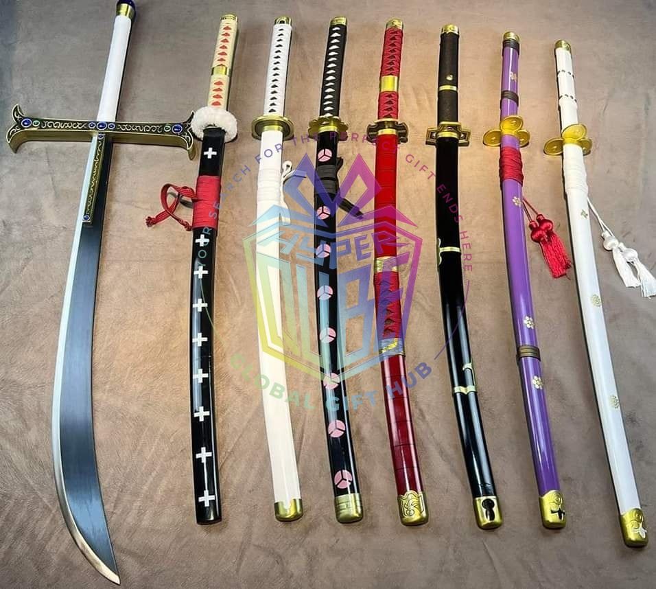 One Piece Zoro Enma Sword, 1045 Carbon Steel Sword, Perfect For Cosplay