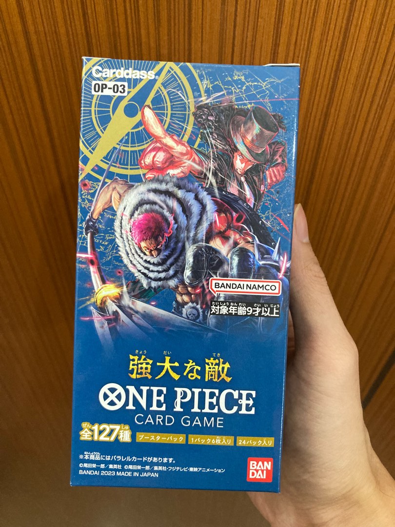 Op03 booster box one piece card game, Hobbies & Toys, Toys & Games on