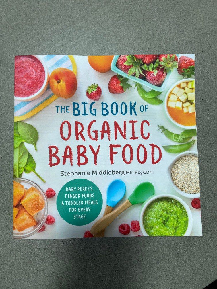 Organic baby hot sale food book