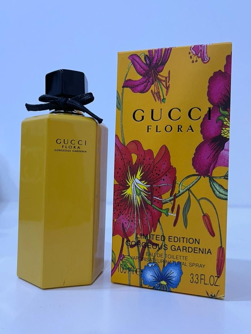 P1068 GUCCI FLORA GORGEOUS GARDENIA LIMITED EDITION 2018 EDT 100ML YELLOW PERFUME