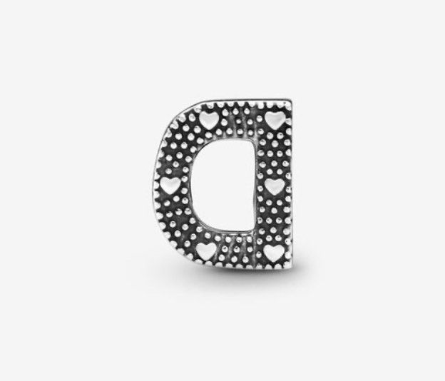 Pandora Alphabet Charm Letter D Women s Fashion Jewelry