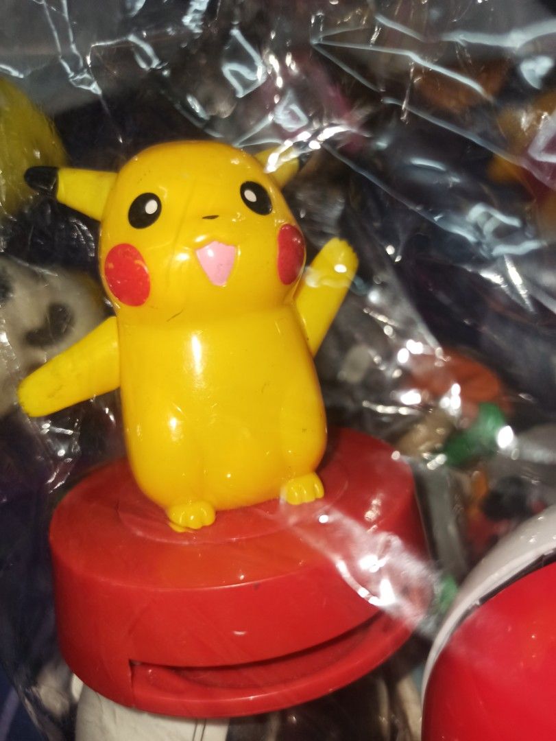 Pikachu+2pcs pokeballs set on Carousell