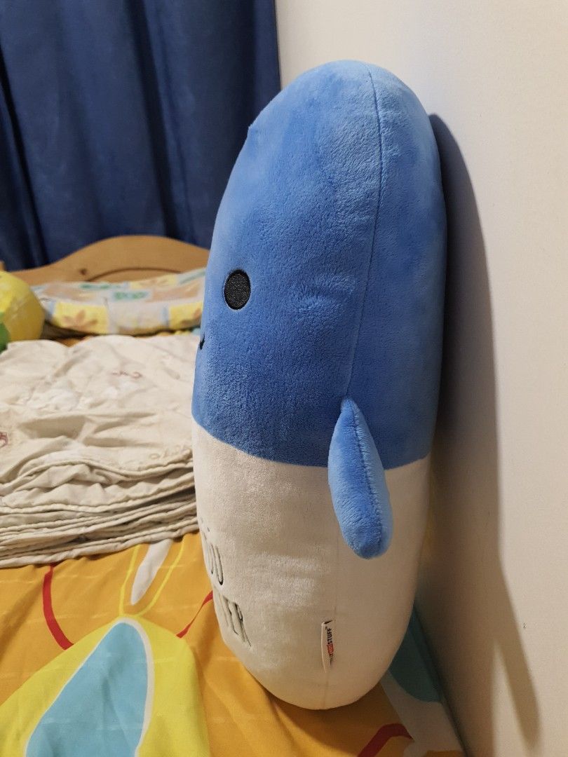 Pillshaped soft toy, Hobbies & Toys, Toys & Games on Carousell