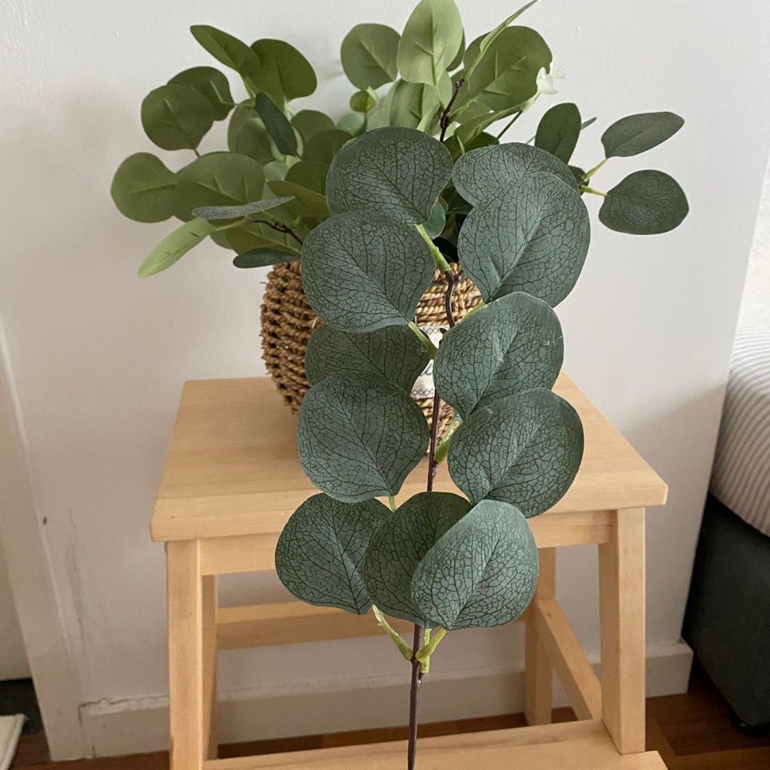 POKOK DAUN HIASAN DAN PASU VINTAGE CANTIK, Furniture & Home Living