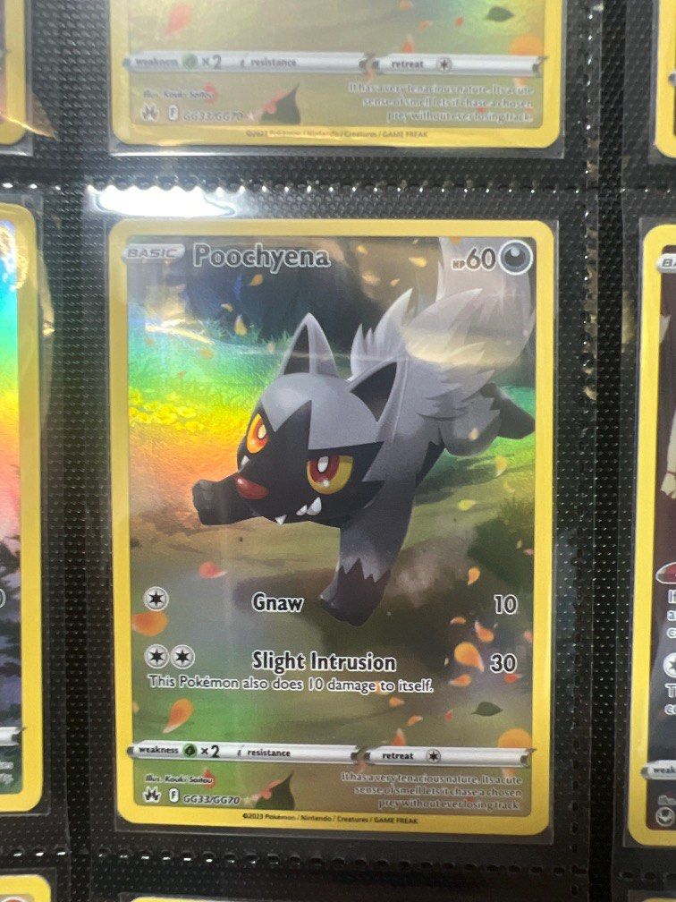 Poochyena Crown Zenith Pokmon Card TCG, Hobbies & Toys, Toys & Games on  Carousell