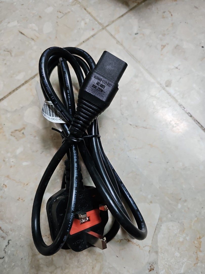 Power cable for pc computer, Computers & Tech, Parts & Accessories ...