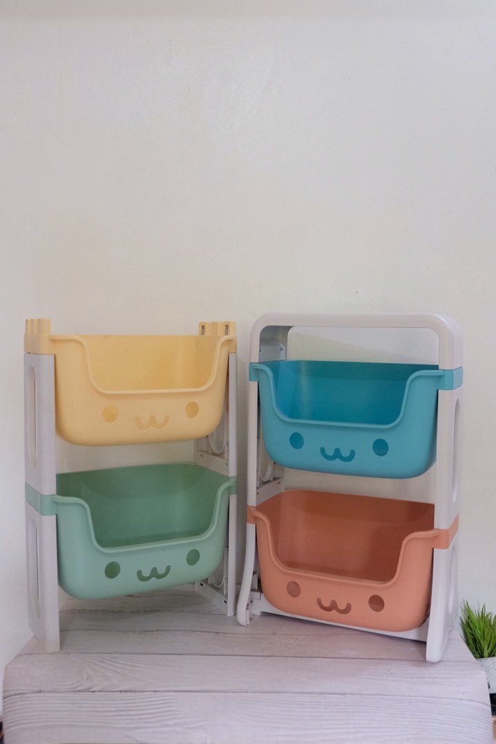 PRELOVED 4TIER TOY RACK, Babies & Kids, Baby Nursery & Kids Furniture