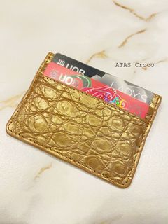 Premium Crocodile Leather Cardholder