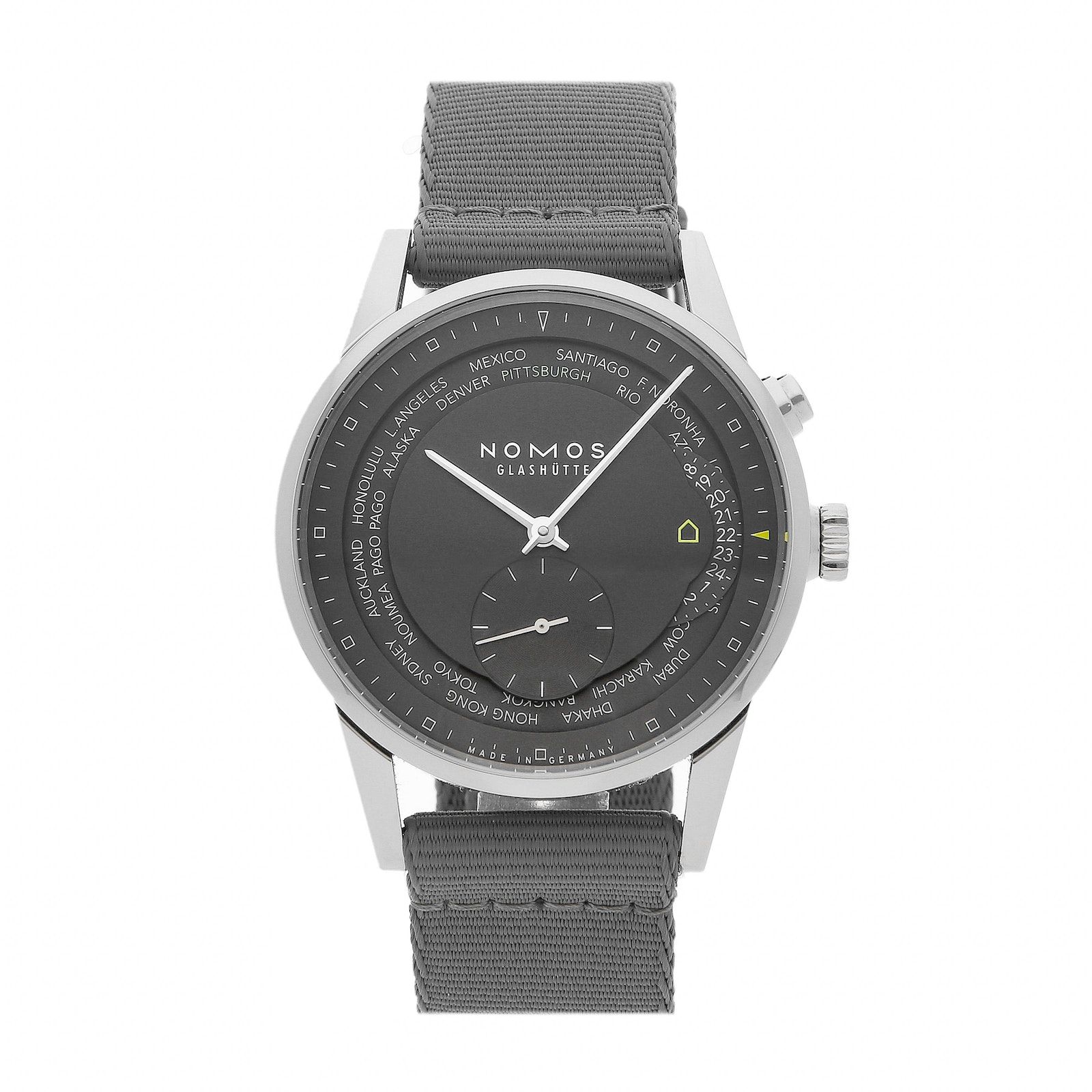 Pre Owned Nomos Glashtte Zurich World Time Henne Jewelers Li