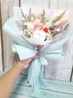 Preserved Dried Flower 🌼🌸 Of Pink and Blue | Anniversary | Graduation | Birthday | Mothers Day | Get Well | Congratulations | Teachers Day | Cheer Up | Convocation | Valentines Day