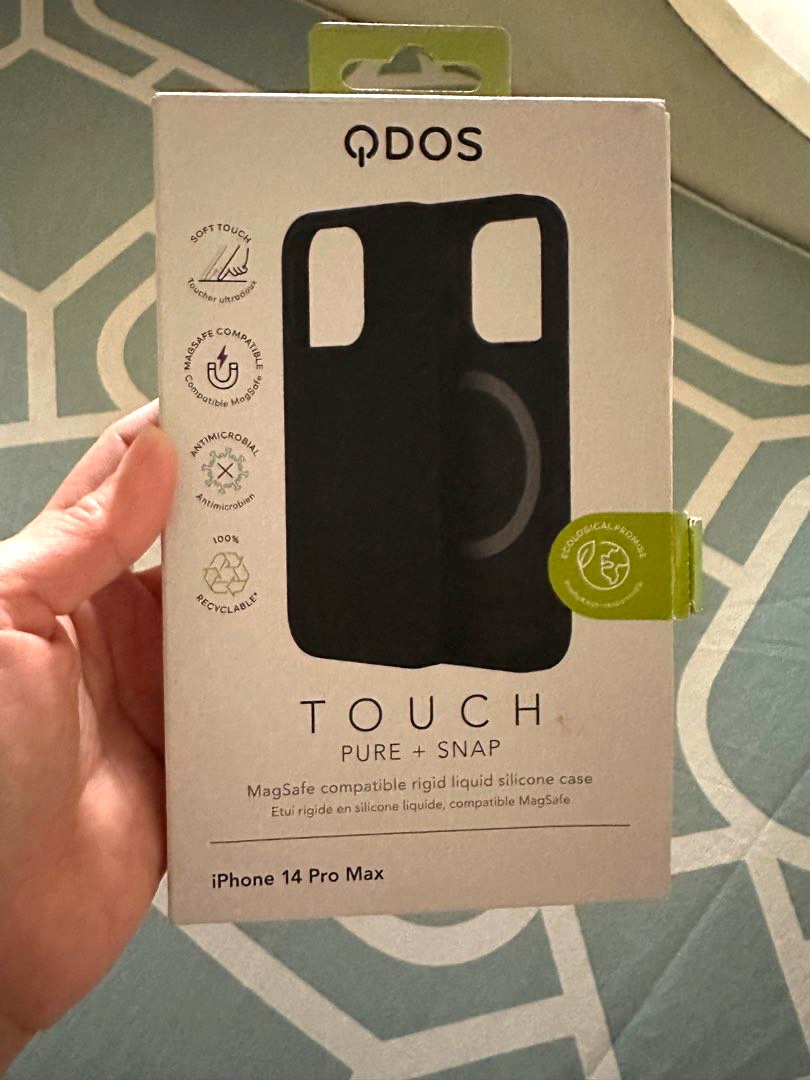 QDOS Pure+Snap Magsafe Iphone 14 Pro Max Case, Mobile Phones & Gadgets