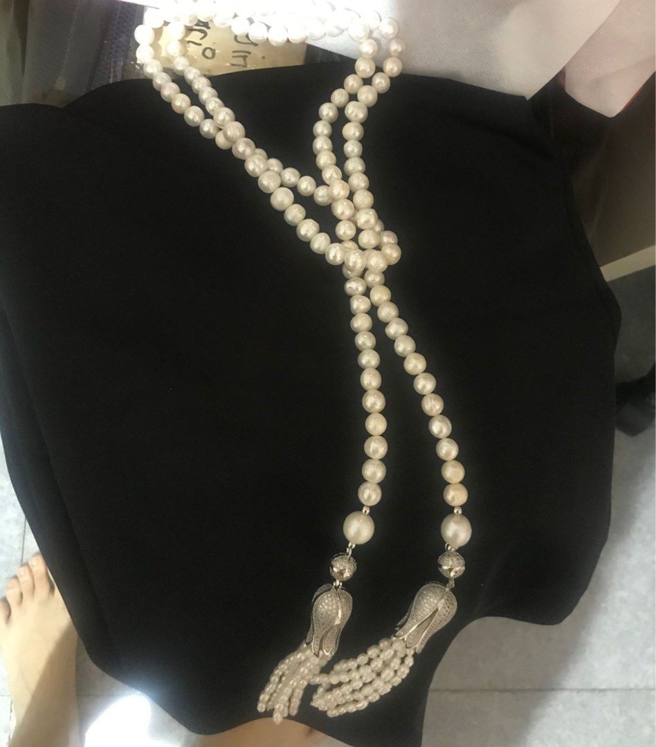 Real clearance pearl necklace