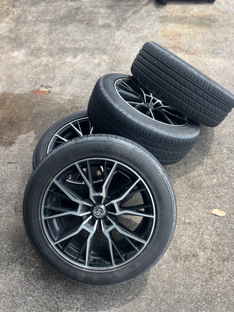 Rims + tyre, Car Accessories, Tyres & Rims on Carousell