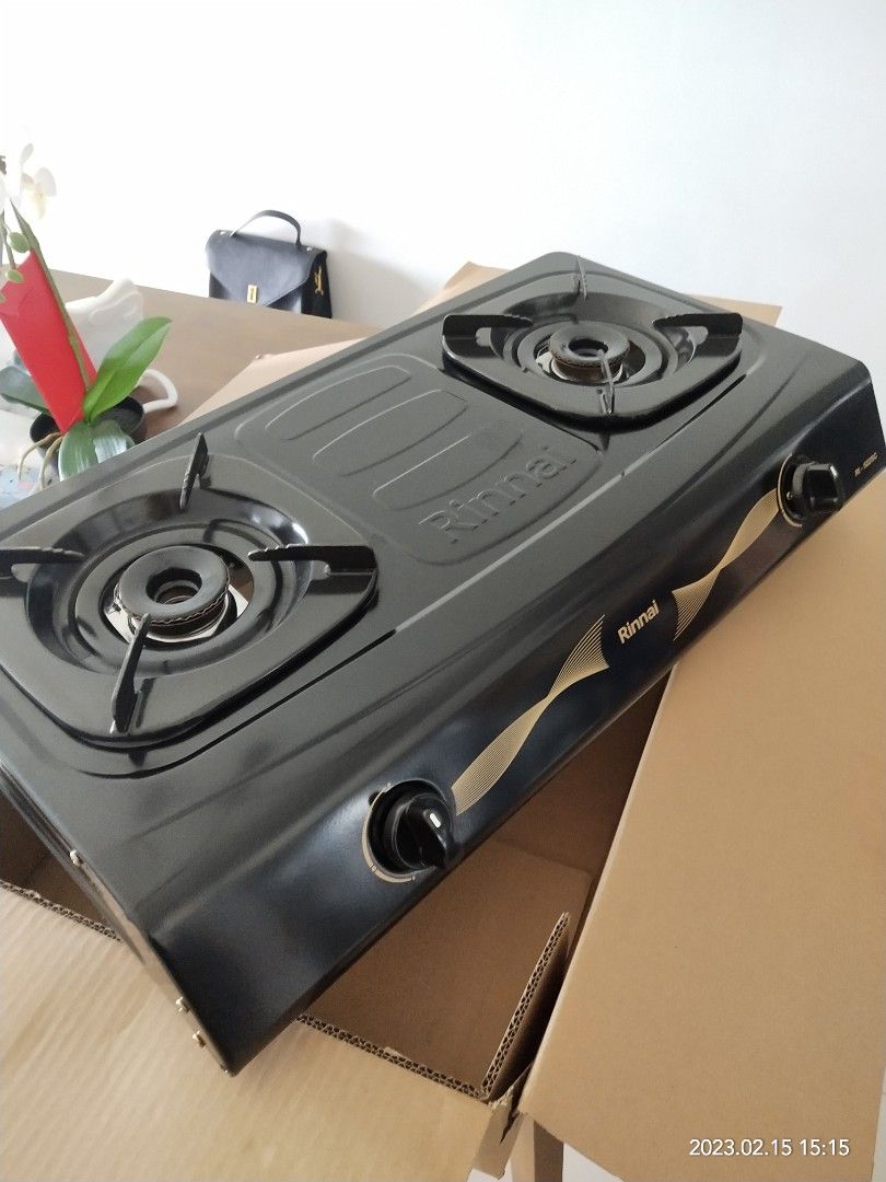 Rinnai Japan Double Gas Stove Double Burner, TV & Home Appliances