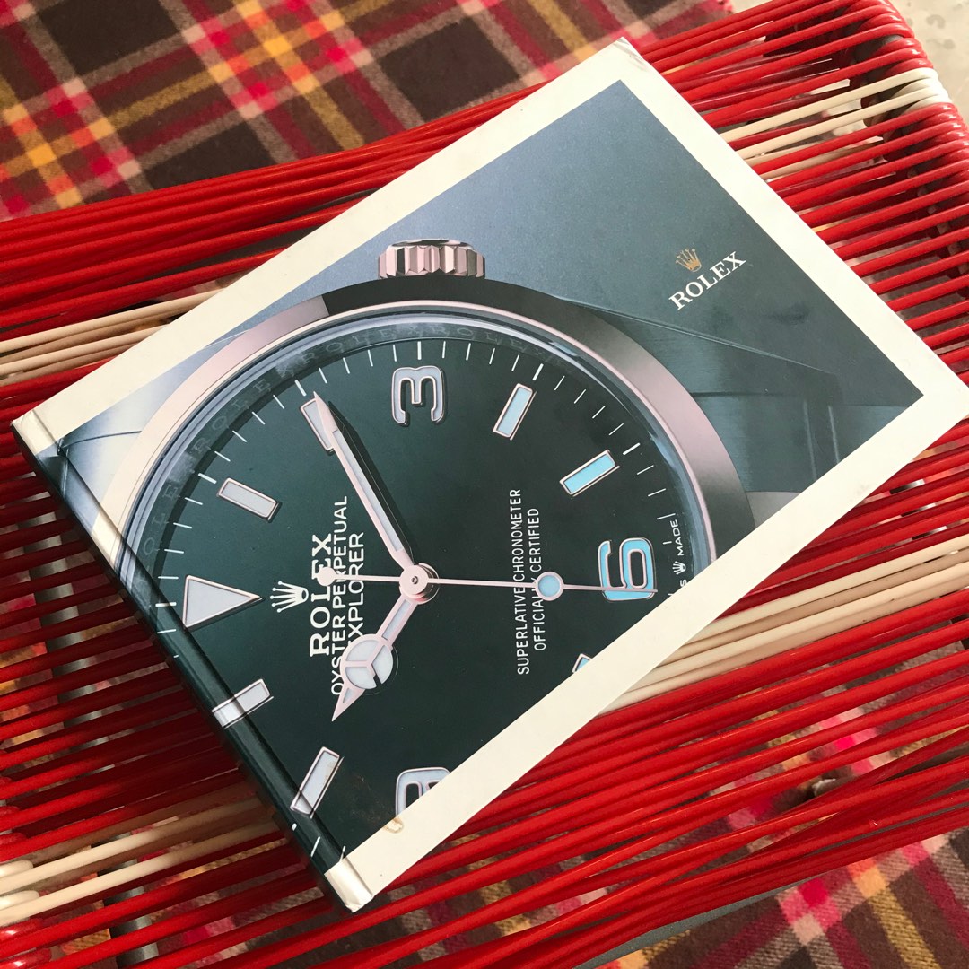 Rolex 2021 2022 Hard Cover Catalogue Book Men s Fashion Watches