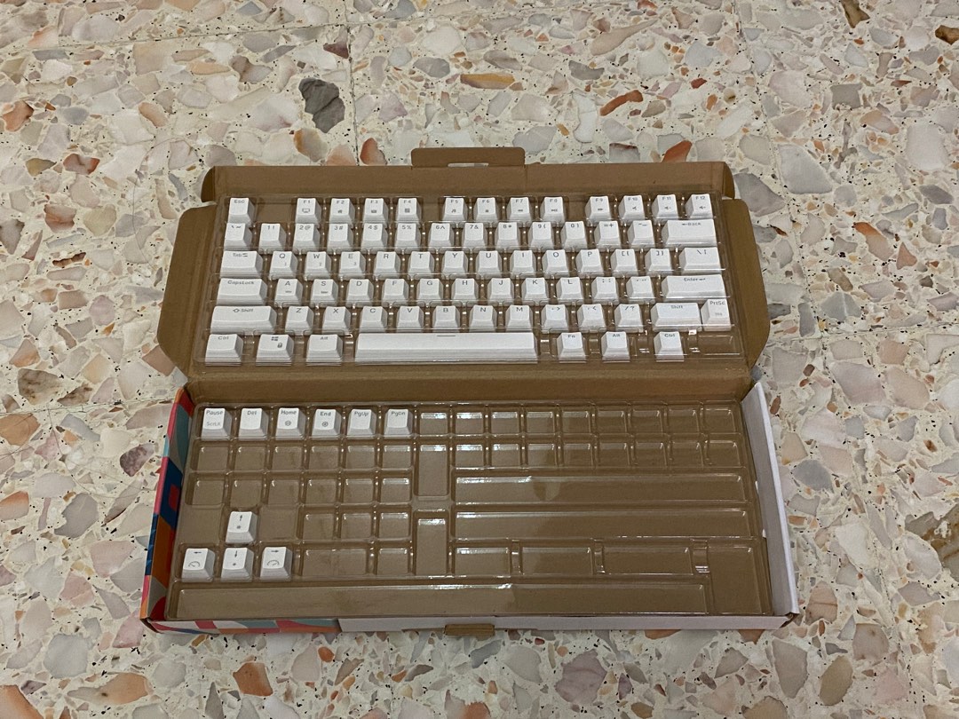 Royal Kludge 84 Keycaps (White), Computers & Tech, Parts & Accessories ...