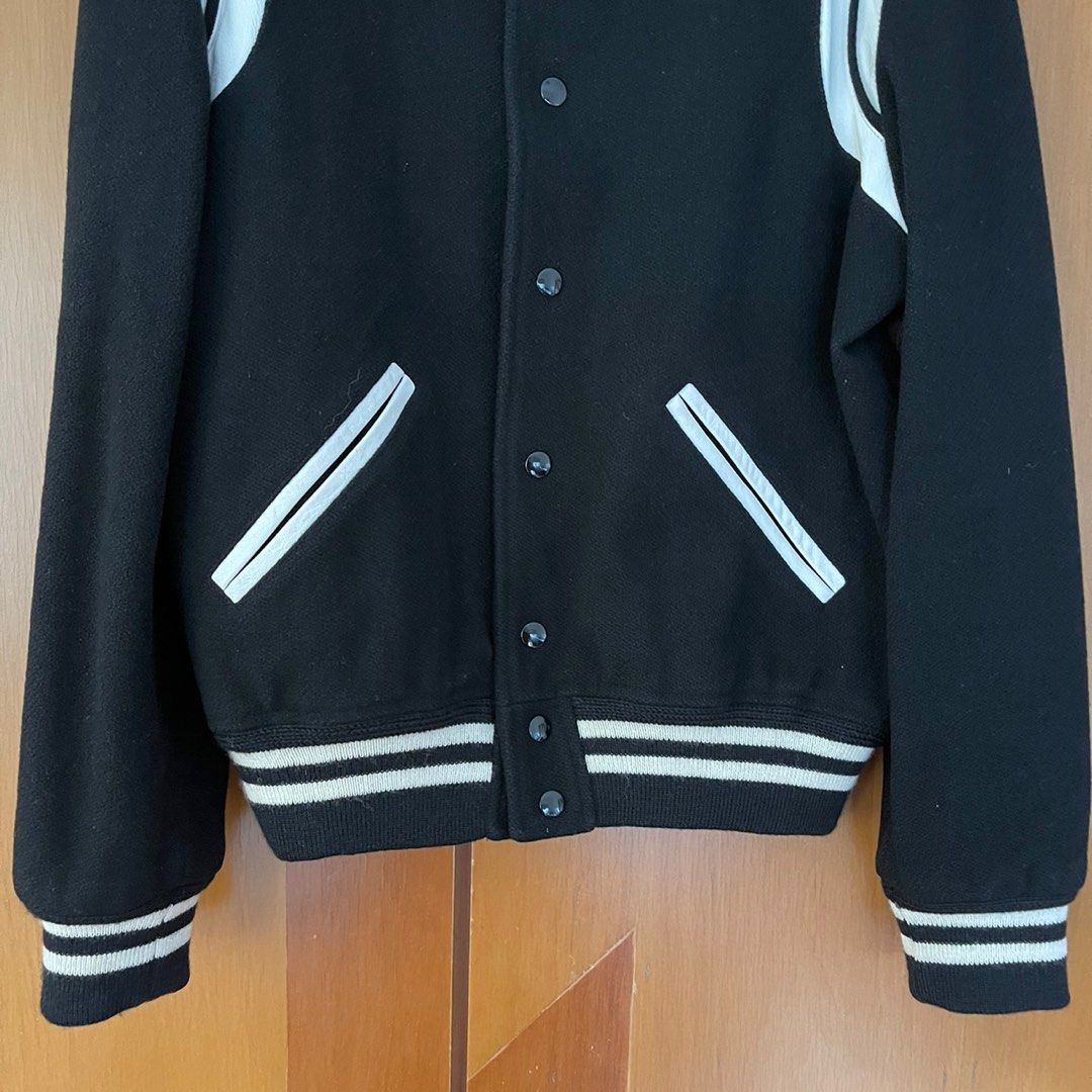 Saint laurent teddy jacket sizing shop