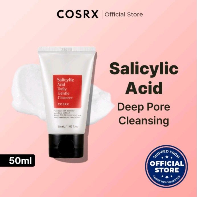 Salicylic Acid Daily Gentle Cleanser 50ml, Beauty & Personal Care, Face
