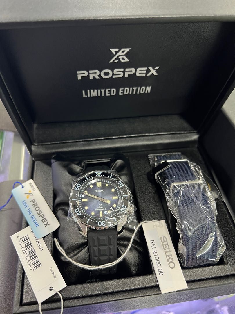 SEIKO PROSPEX SEA MADE IN JAPAN LIMITED EDITION 1300 PIECE ONLY DIVERS 200M CALIBRE  8L35 AUTOMATIC SLA055J1, Men's Fashion, Watches & Accessories, Watches on  Carousell