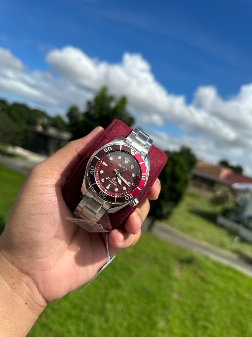 Seiko sumo red sale