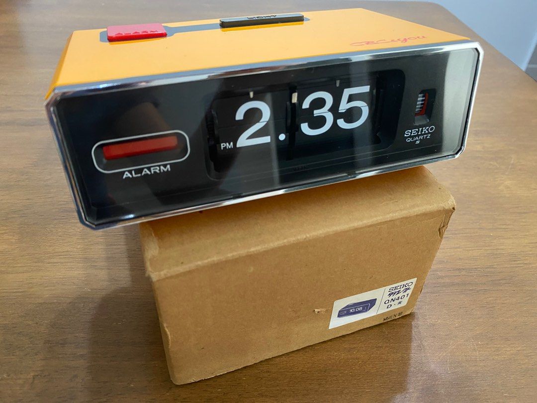 Seiko vintage retro alarm clock, Furniture & Home Living, Home Decor, Clocks on Carousell