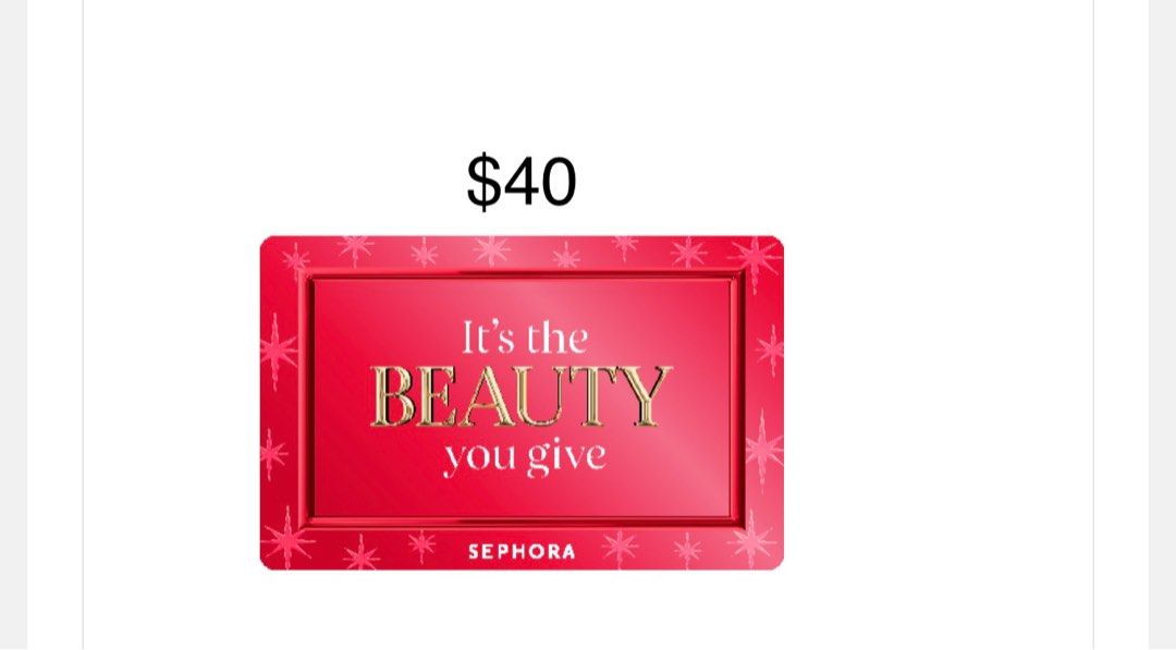 Sephora voucher 40 x2, Tickets & Vouchers, Vouchers on Carousell