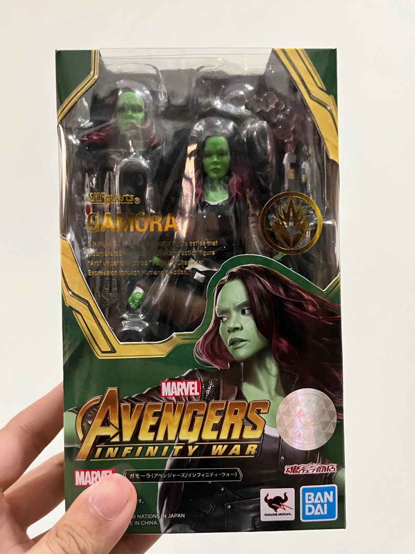 Figura S.H.Figuarts Gamora – Avengers: Infinity War – 16 Cm, In Plastica, Multicolore, Action Figure Collezionabile