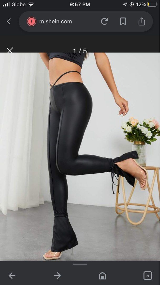 SHEIN XXS-XS PETITE WORKOUT LEGGINGS GYM ZUMBA, Women's Fashion, Activewear  on Carousell