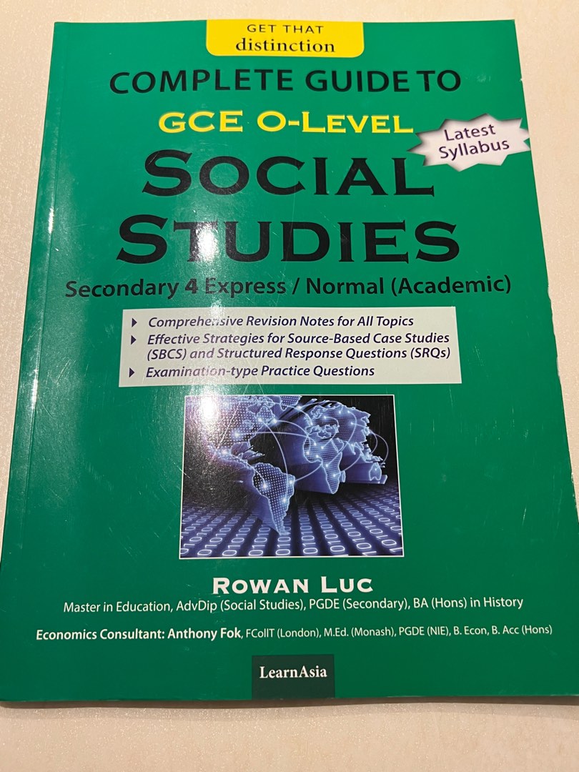 Social Studies revision notes by Rowan Luc, Hobbies & Toys, Books