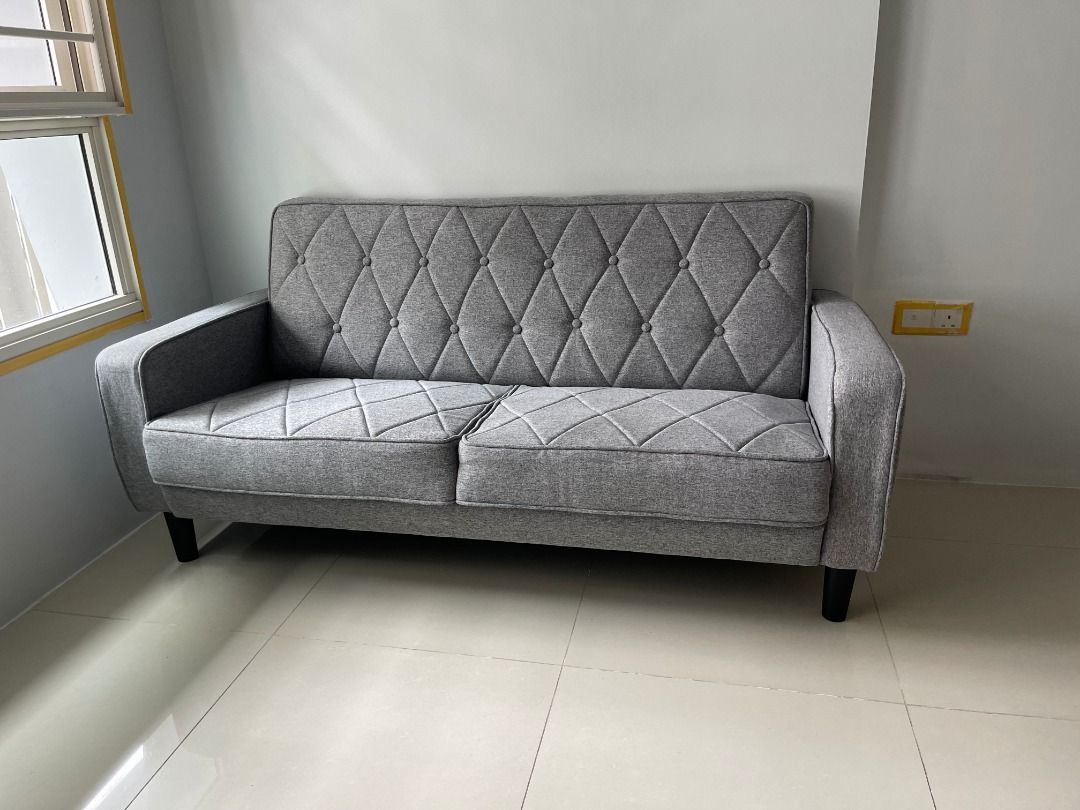 SOFA NEW SOFA GREY Free delivery, Furniture & Home Living, Furniture