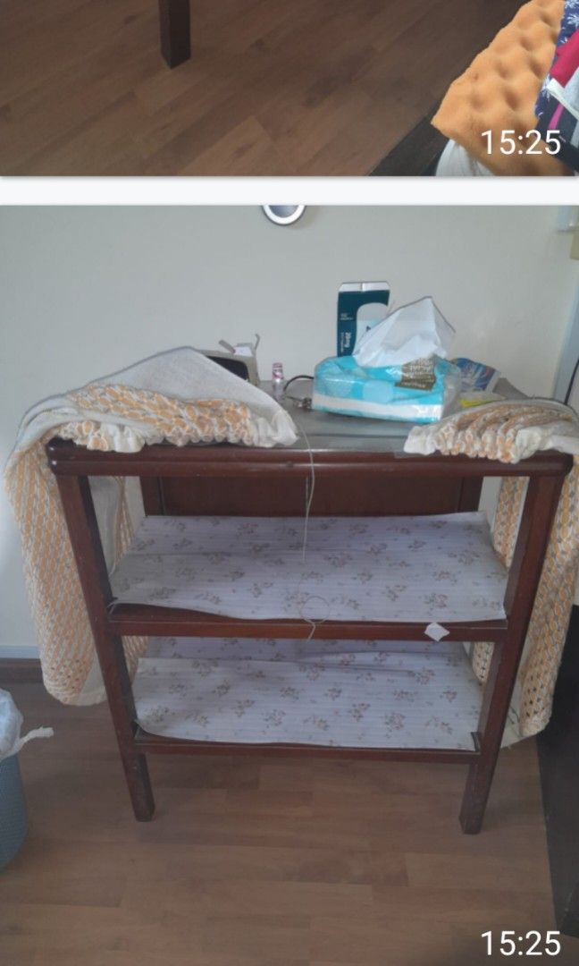 Solid Teak wood shelves., Furniture & Home Living, Furniture, Shelves