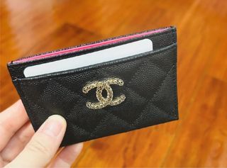 🔥Steal deal 🔥BNIB 23p chanel cavair flat card holder