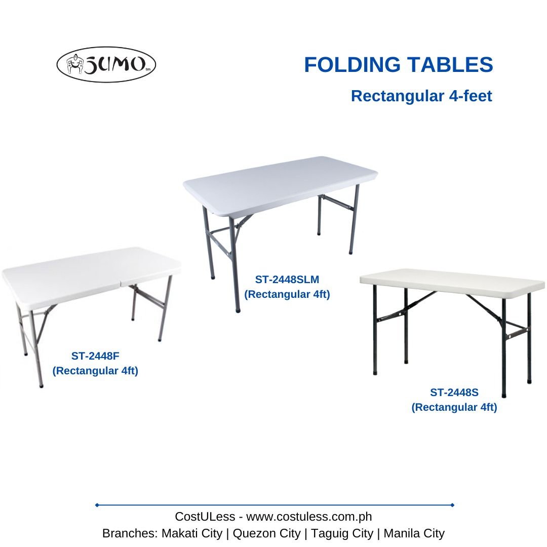 SUMO Folding Tables and Folding Chairs, Commercial Grade tables and