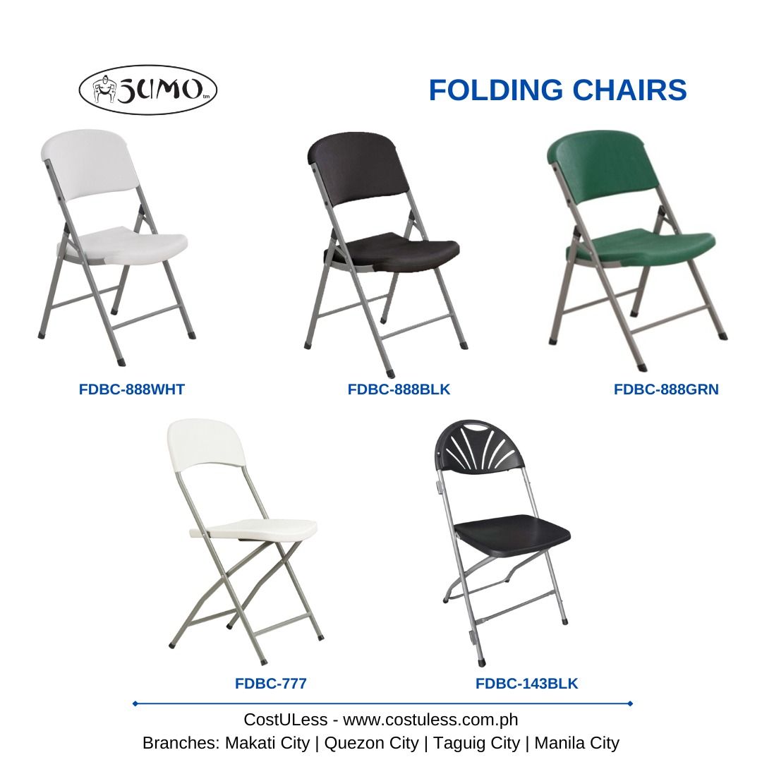 SUMO Folding Tables and Folding Chairs, Commercial Grade tables and