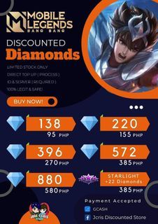 SUPER SALE ( MOBILE LEGENDS ) DIAMONDS 💎
