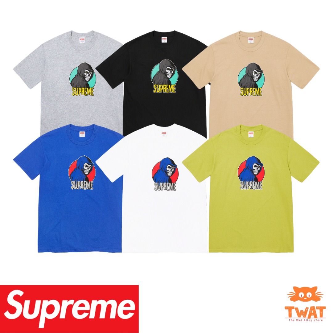 Supreme reaper tee white cheap