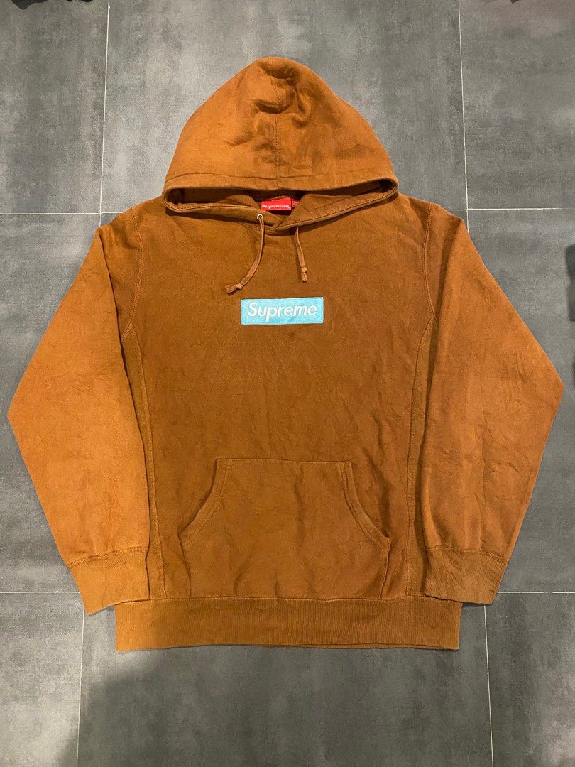Supreme Hoodie Choco Brown, Men's Fashion, Coats, Jackets and Outerwear on  Carousell