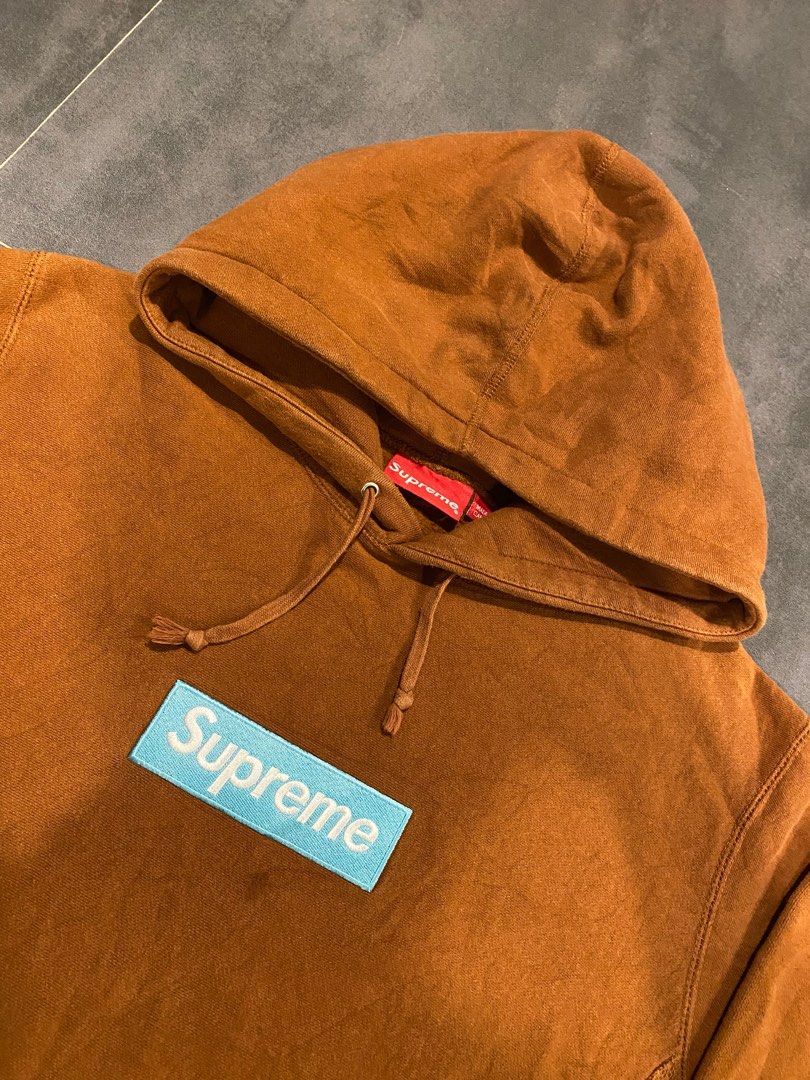 Supreme Hoodie Choco Brown, Men's Fashion, Coats, Jackets and Outerwear on  Carousell