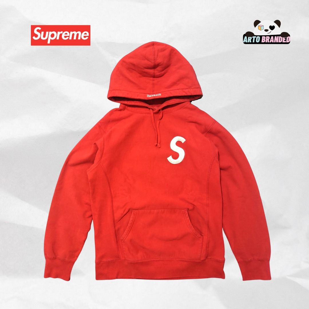 Supreme s logo deals hoodie ss19