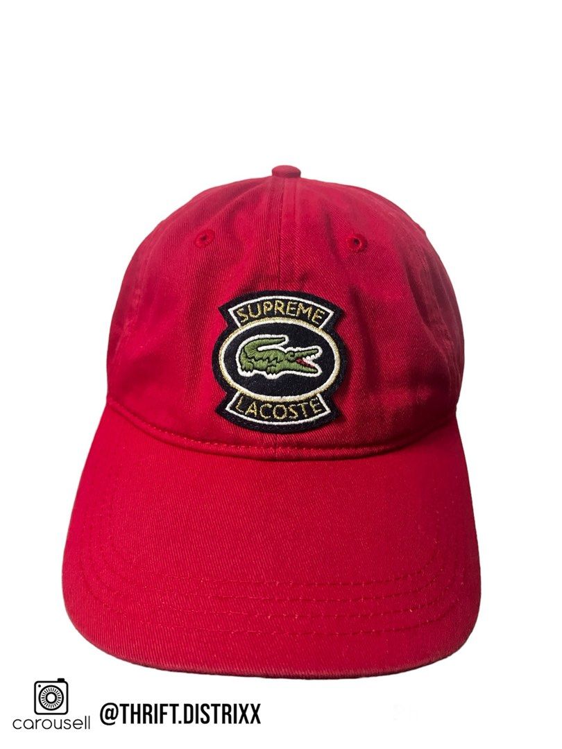 Supreme lacoste twill 6 panel on sale