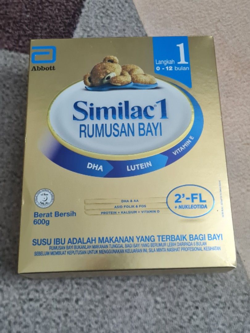 Susu bayi Similac gold step 1 600gm