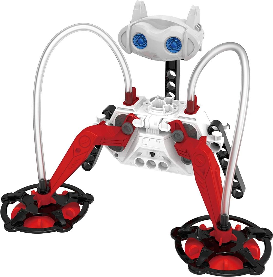 Thames Kosmos Air Walker Gravity Defying Wall Walking Robot Science Experiment Kit 5 Robotic Models for Ages 8 Blue