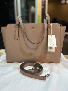 tory burch emerson mini top zip tote poetry of things allover I