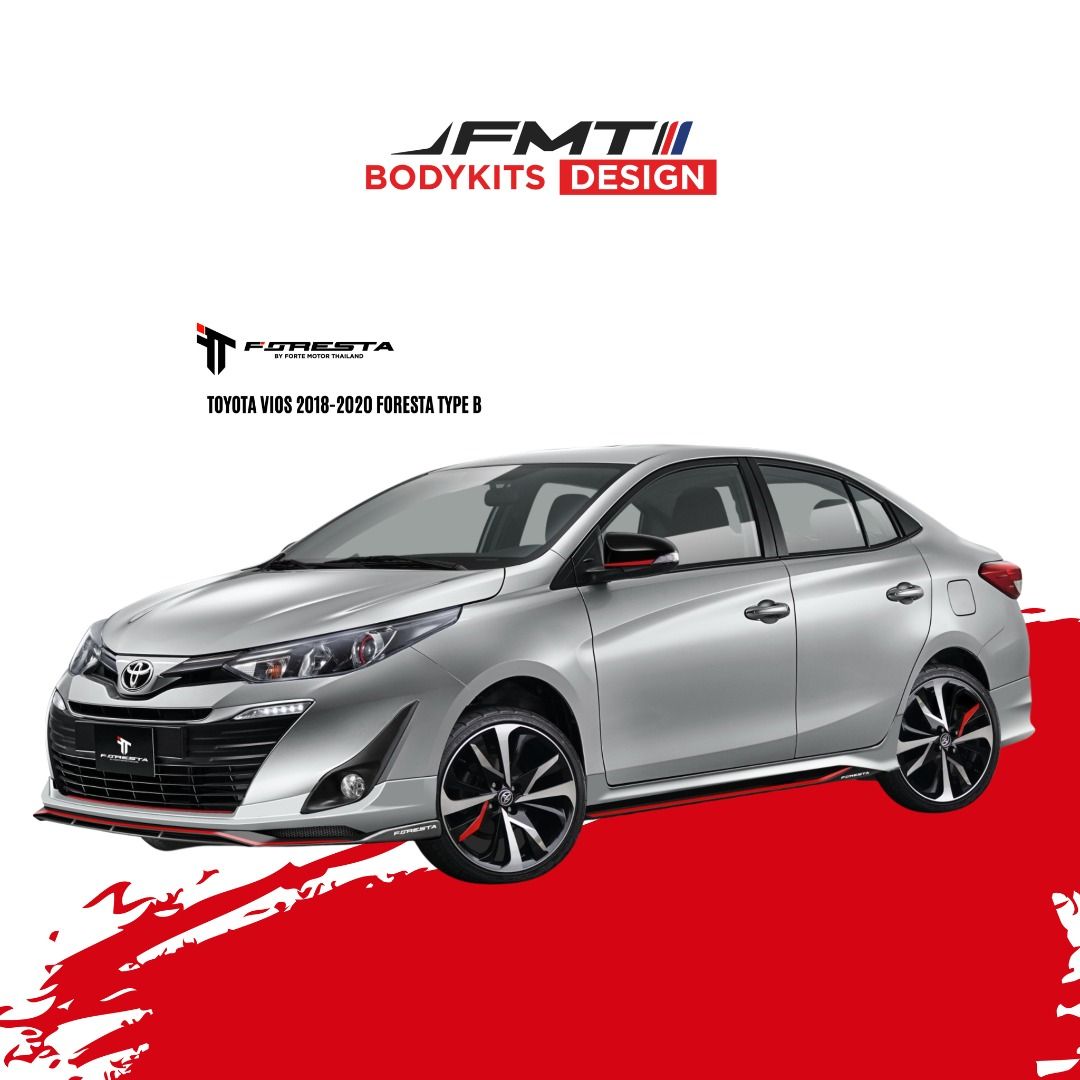 Toyota Vios 20182020 Foresta Type B Body Kit, Car Parts & Accessories