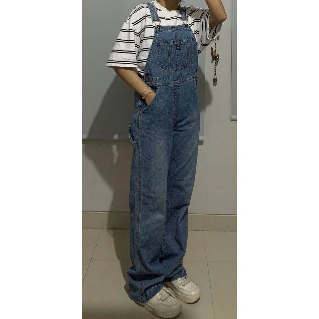 Baju overall jeans sales