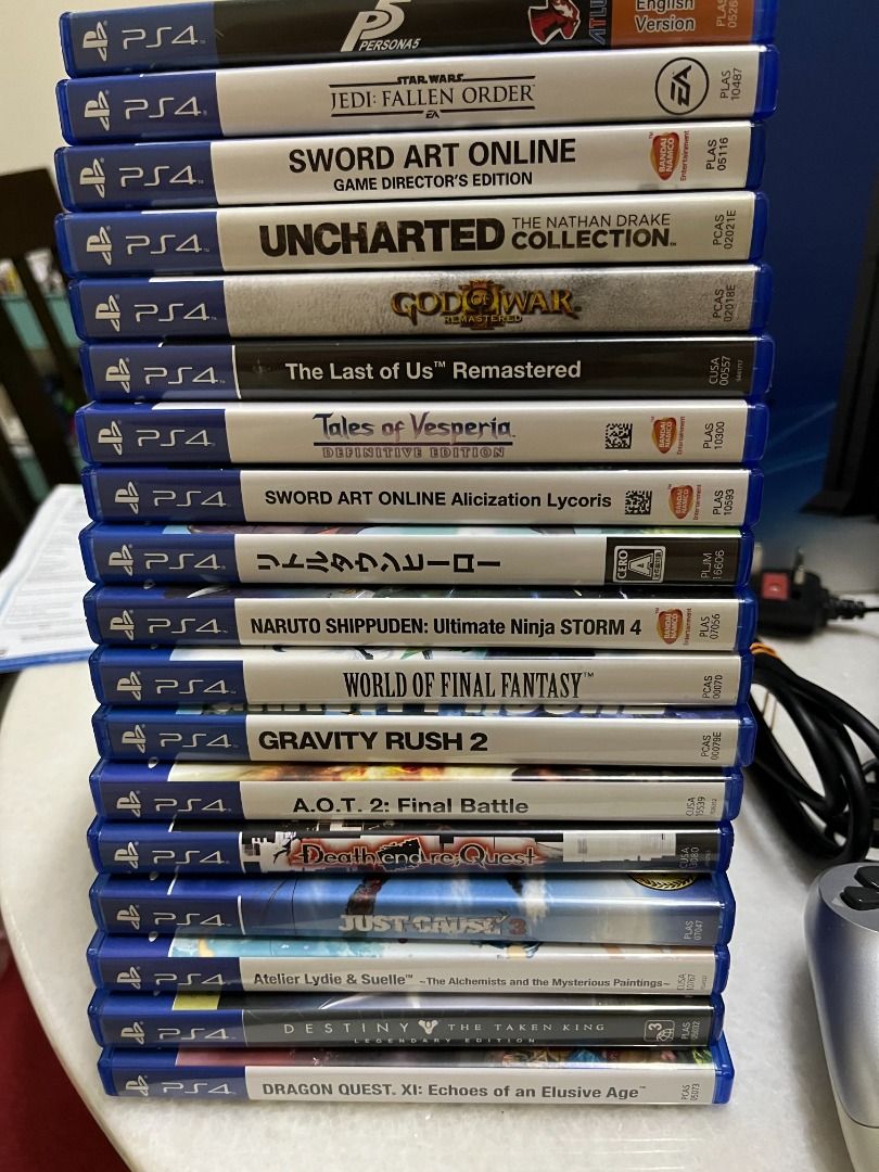Box of ps4 games cheap