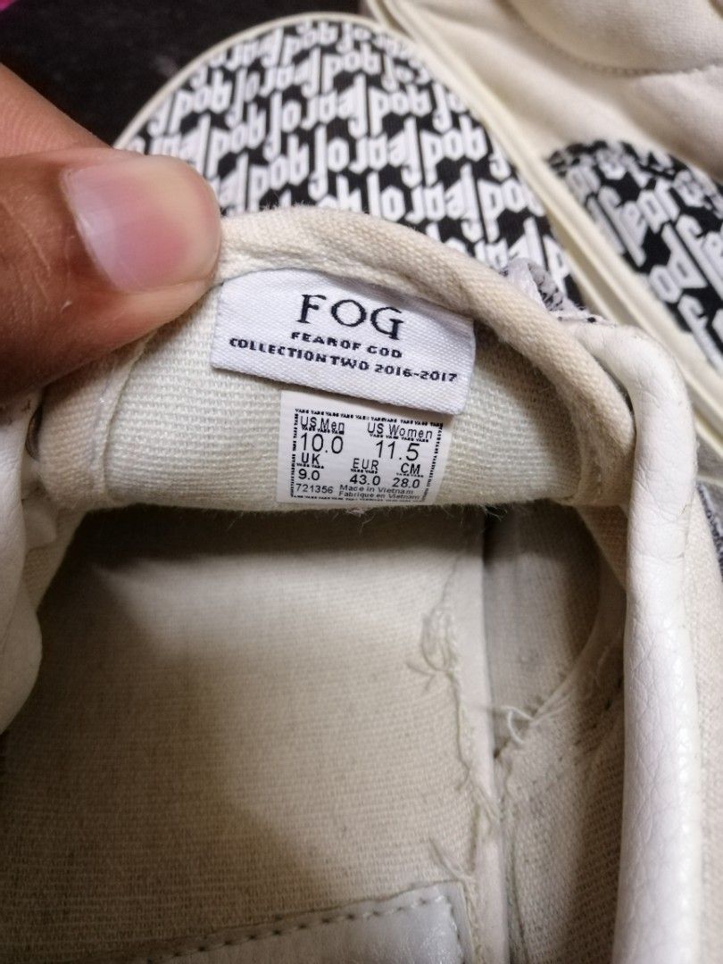 Vans Era x Fear Of God, Men's Fashion, Footwear, Sneakers on Carousell