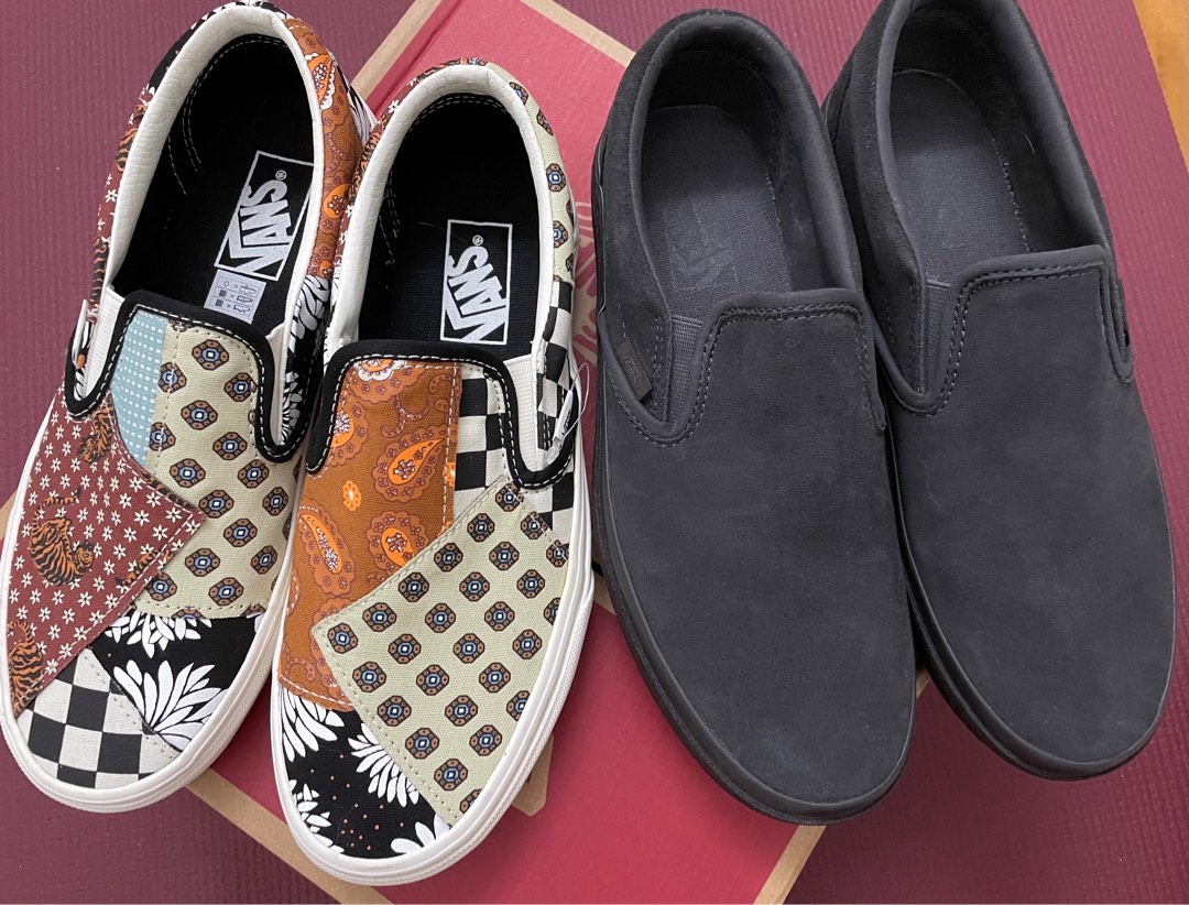 Vans Slip On 2 pairs Men s Fashion Footwear Sneakers on Carousell