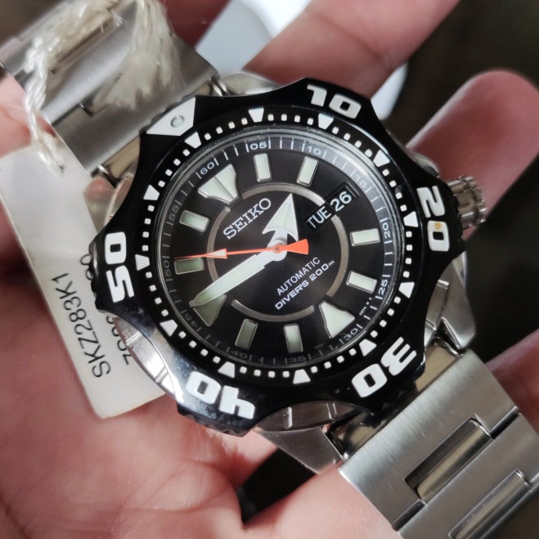 Very Rare SKZ283K1 SKZ283 SEIKO STARFISH SHURIKEN DIVER, Men's